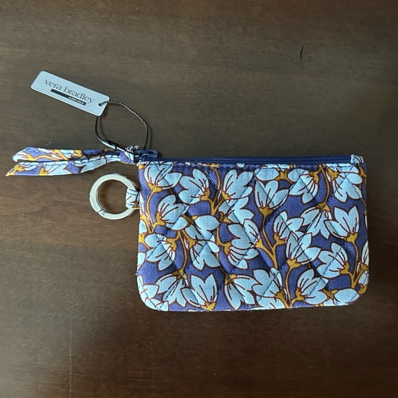 NWT Vera Bradley Outlet Zip ID Case Pawpaw Flower - Picture 3 of 6